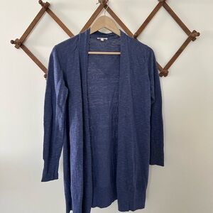 Eileen Fisher Indigo Open-Front Cardigan